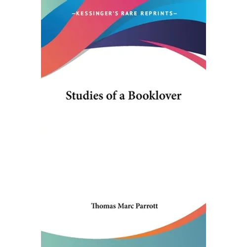 Studies of a Booklover