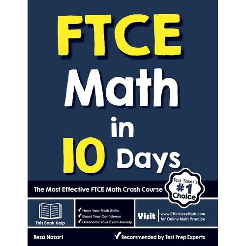 FTCE Math in 10 Days: The Most Effective FTCE Math Crash Course