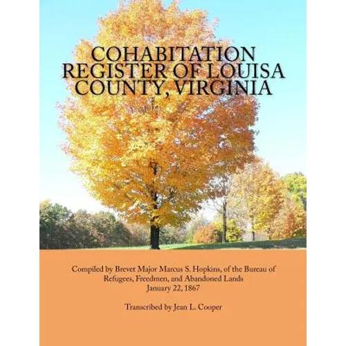 Cohabitation Register of Louisa County, Virginia