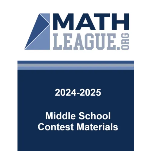 2024-2025 Middle School Contest Materials