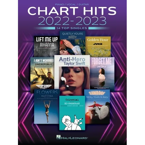 Chart Hits of 2022-2023 - Piano/Vocal/Guitar Songbook