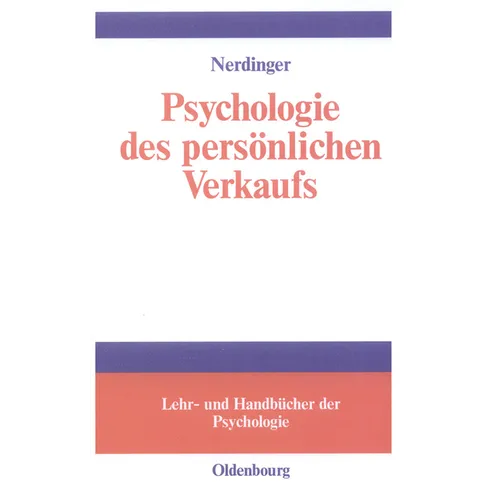 Psychologie Des Personlichen Verkaufs