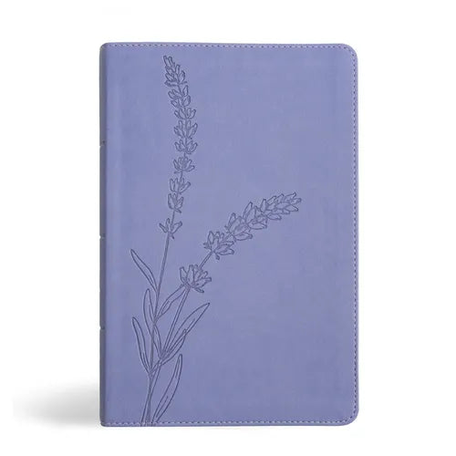 KJV Personal Size Giant Print Bible, Lavender Leathertouch, Indexed