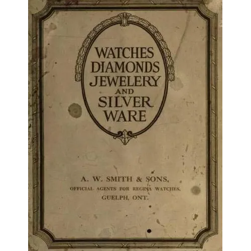 Watches diamonds Jewelery and silver ware