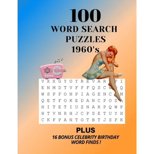100 Word Search Puzzles - 1960's