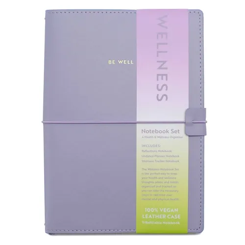 Wellness Notebook Set: A Health & Wellness Organizer (Refillable Notebook)