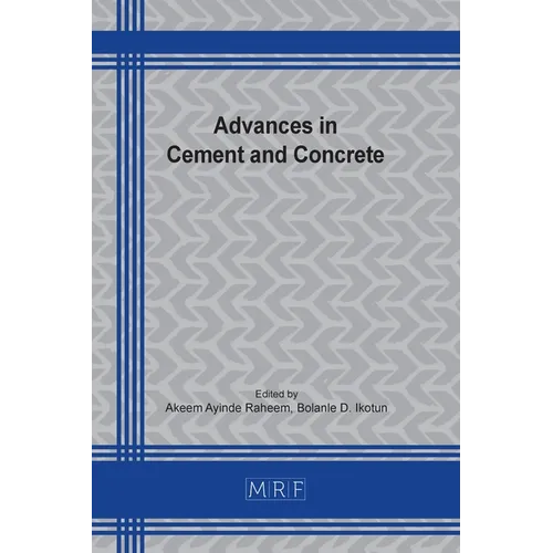 Advances in Cement and Concrete