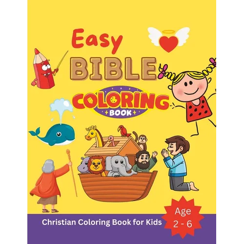 Easy Bible Coloring Book