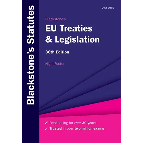 Blackstone's EU Treaties & Legislation