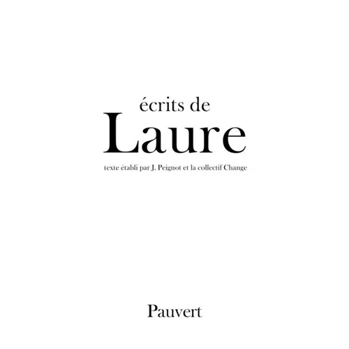 Ecrits de Laure