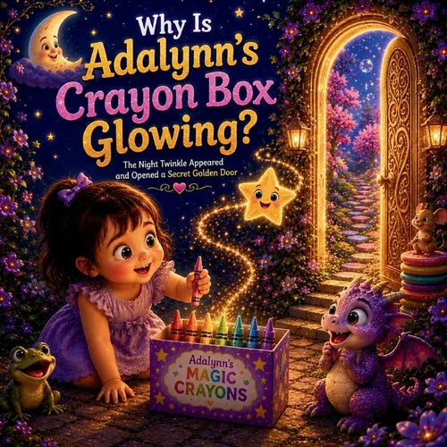 Why Is Adalynn's Crayon Box Glowing?: The Night Twinkle Appeared and Opened a Secret Golden Door
