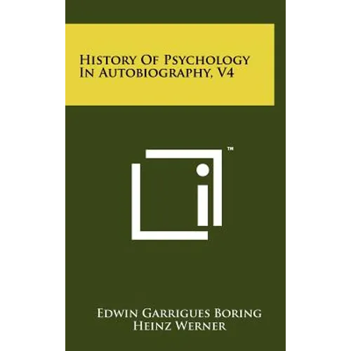 History of Psychology in Autobiography, V4