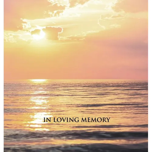 Funeral Guest Book, Memorial Guest Book, Condolence Book, Remembrance Book for Funerals or Wake, Memorial Service Guest Book: HARDCOVER Guestbook.