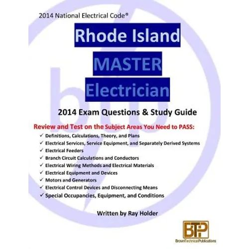 Rhode Island 2014 Master Electrician Study Guide