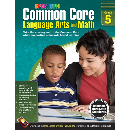 Common Core Language Arts and Math, Grade 5: Volume 74