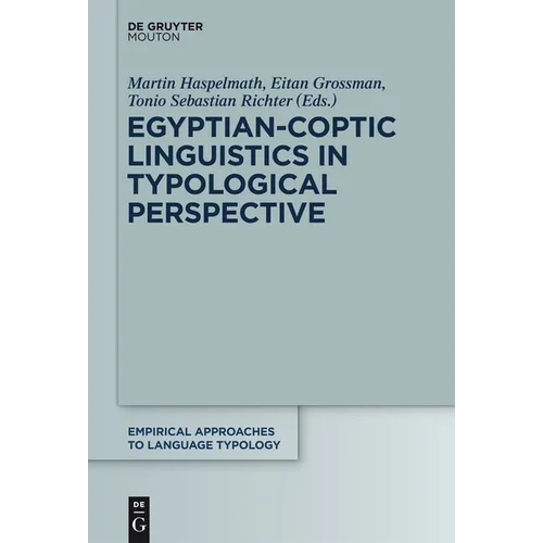 Egyptian-Coptic Linguistics in Typological Perspective