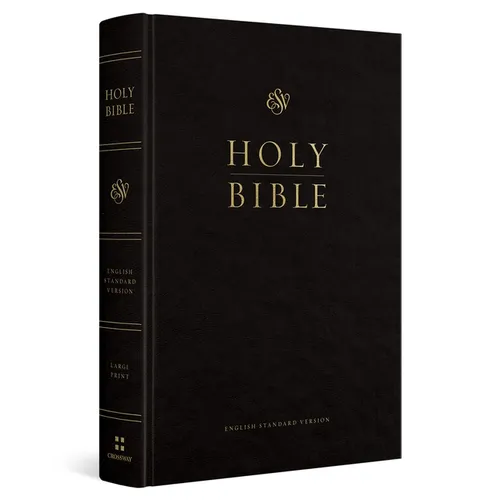 ESV Pew and Worship Bible, Large Print (Hardcover, Black)