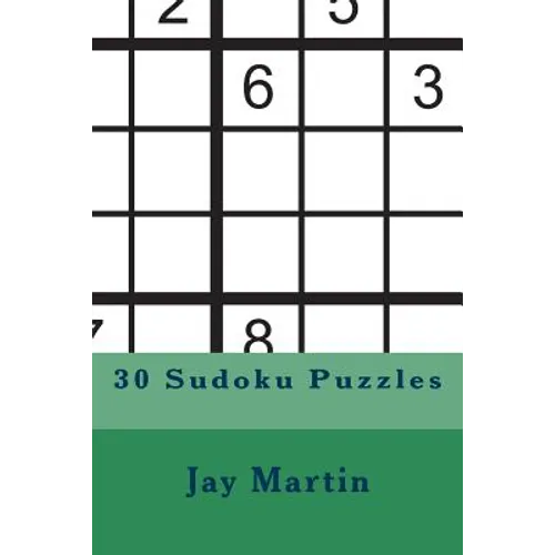 30 Sudoku Puzzles