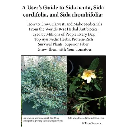 A User's Guide to Sida acuta, Sida cordifolia, and Sida rhombifolia: : How to Grow, Harvest, and Make Medicinals from the World's Best Herbal Antibiot