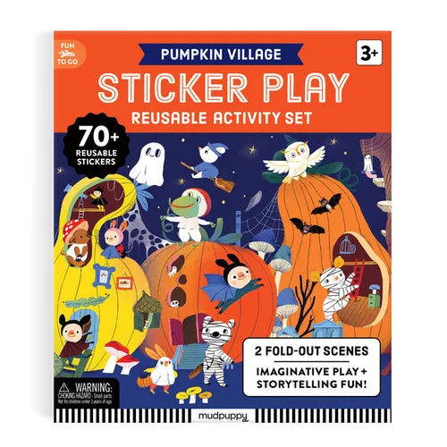 Pumpkin Village Sticker Play Reusable Activity Set