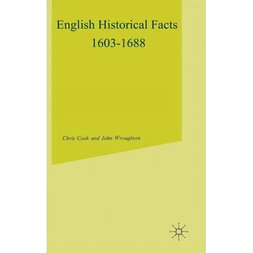 English Historical Facts, 1603-1688