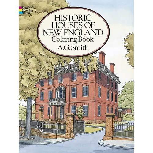 Historic Houses of New England Coloring Book
