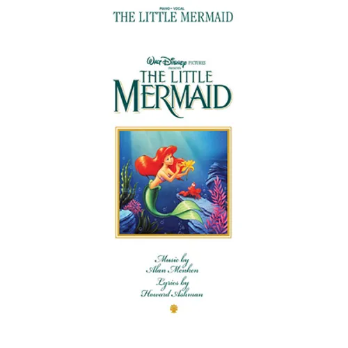 The Little Mermaid Piano Vocal Guitar Songbook Disney Matching Folio with 8 Classic Songs and Full-Color Photos Sheet Music for Singers, Pianists, and