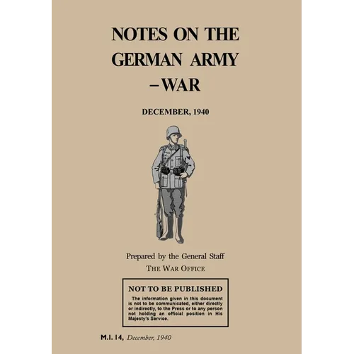Notes on the German Army-War: December 1940