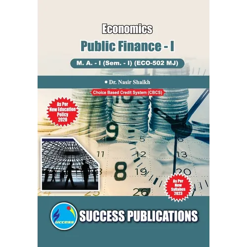 Public Finance - I, First Year, M.A, Sem-I-English