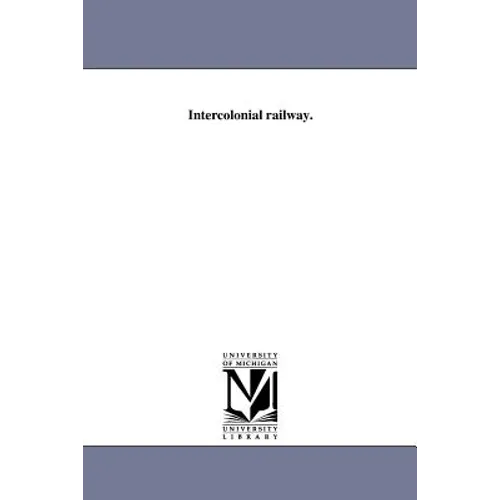 Intercolonial railway.