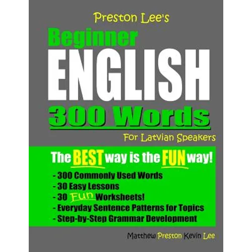 Preston Lee's Beginner English 300 Words For Latvian Speakers