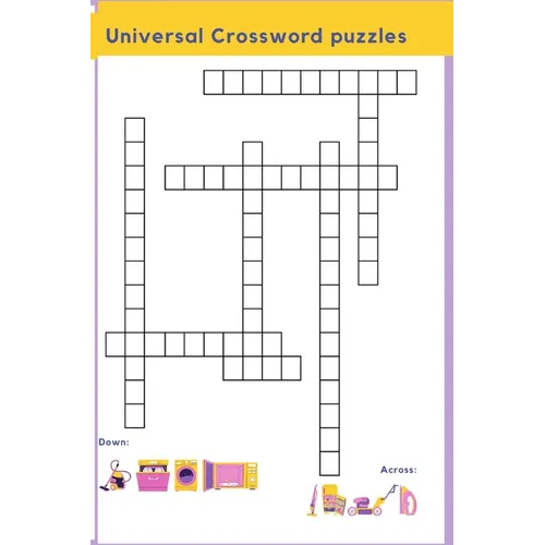Universal Crossword Puzzles: A crossword puzzles book for all