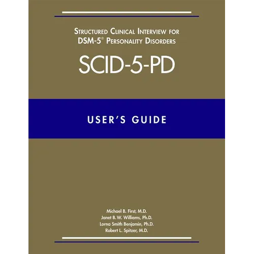 Structured Clinical Interview for Dsm-5(r) Disorders--Clinician Version (Scid-5-CV)