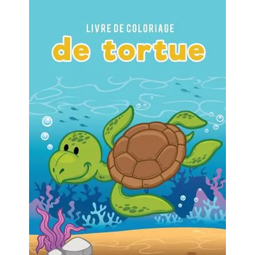 Livre de coloriage de tortue