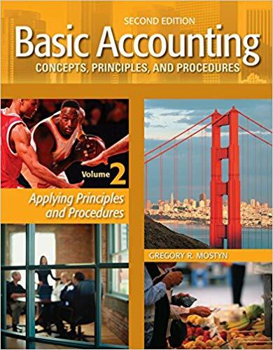 Basic Accounting Concepts  Principles  and Procedures  Vol. 2  2nd edition Book