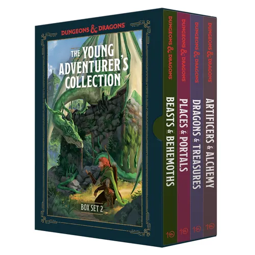 The Young Adventurer's Collection Box Set 2 (Dungeons & Dragons 4-Book Boxed Set): Beasts & Behemoths, Dragons & Treasures, Places & Portals, Artifice