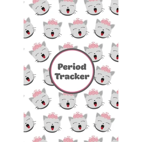 Period Tracker: Track & Log Monthly Symptoms, Moods & PMS, Monitor Menstrual Cycle Diary, Record Month Flow Journal, Periods Book, Girls, Women