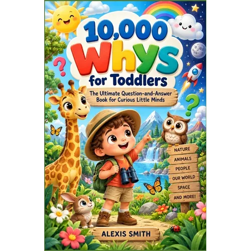 10,000 Whys for Toddlers: The Ultimate Question, and, Answer Book for Curious Little Minds