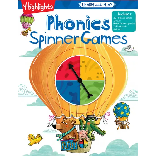 Highlights Learn-And-Play Phonics Spinner Games