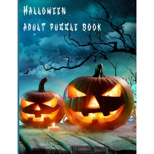 Halloween Adult Puzzle Book