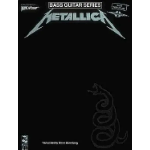 Metallica Bass Guitar Songbook: Note-For-Note Tablature for Classic Metal Hits Play It Like It Is Series Includes Enter Sandman, Nothing Else Matters,