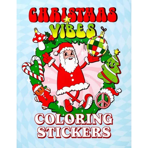 Christmas Vibes Coloring Stickers