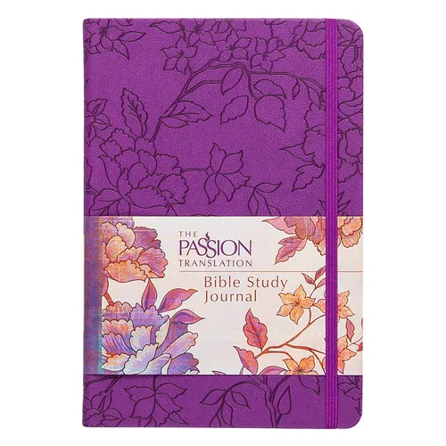 The Passion Translation Bible Study Journal (Peony)