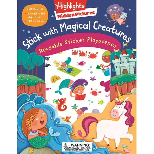 Stick with Magical Creatures Reusable Sticker Playscenes