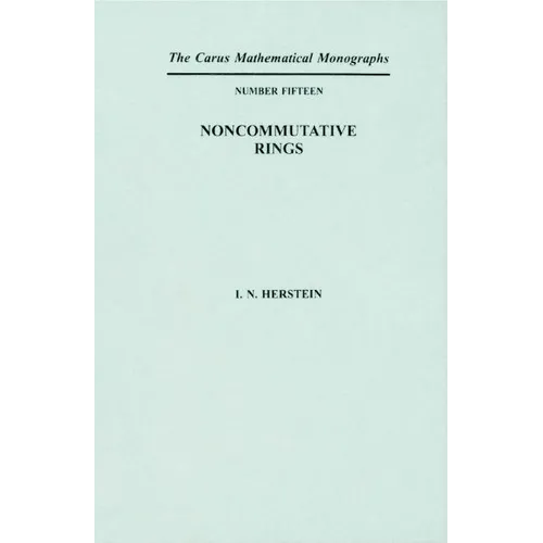 Noncommutative Rings