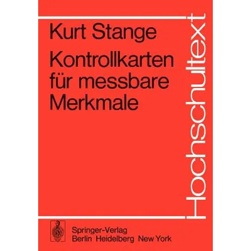 Kontrollkarten Für Messbare Merkmale