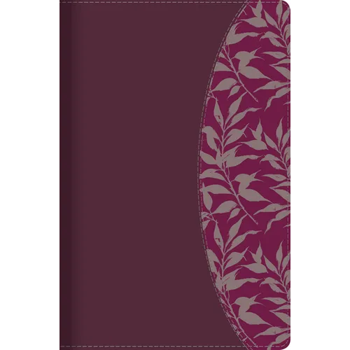 Rvr 1960 Biblia de Estudio Para Mujeres, Vino Tinto/Fucsia Símil Piel Con Índice