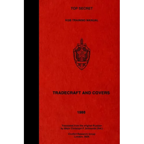 TOP SECRET KGB Training Manual - Tradecraft and Covers