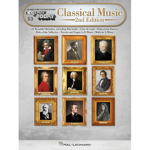 Classical Music: E-Z Play Today Volume 63