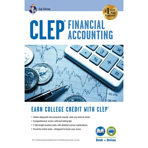 Clep(r) Financial Accounting Book + Online